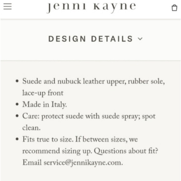 Jenni Kayne Natural Tan Leather Lace Up Casual Trainers Sneakers Women’s 38 - Picture 16 of 16